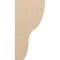Ekena Millwork 12"W x 12"D x 24"H Wide Greensboro Rough Cedar Woodgrain TimberThane Corbel, Primed Tan CORUR12X12X24GRNRCPR - alternate 2